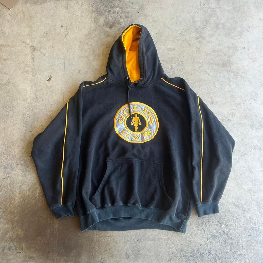 Gold’s Gym Y2k Kangaroo Hoodie Men’s size L Large